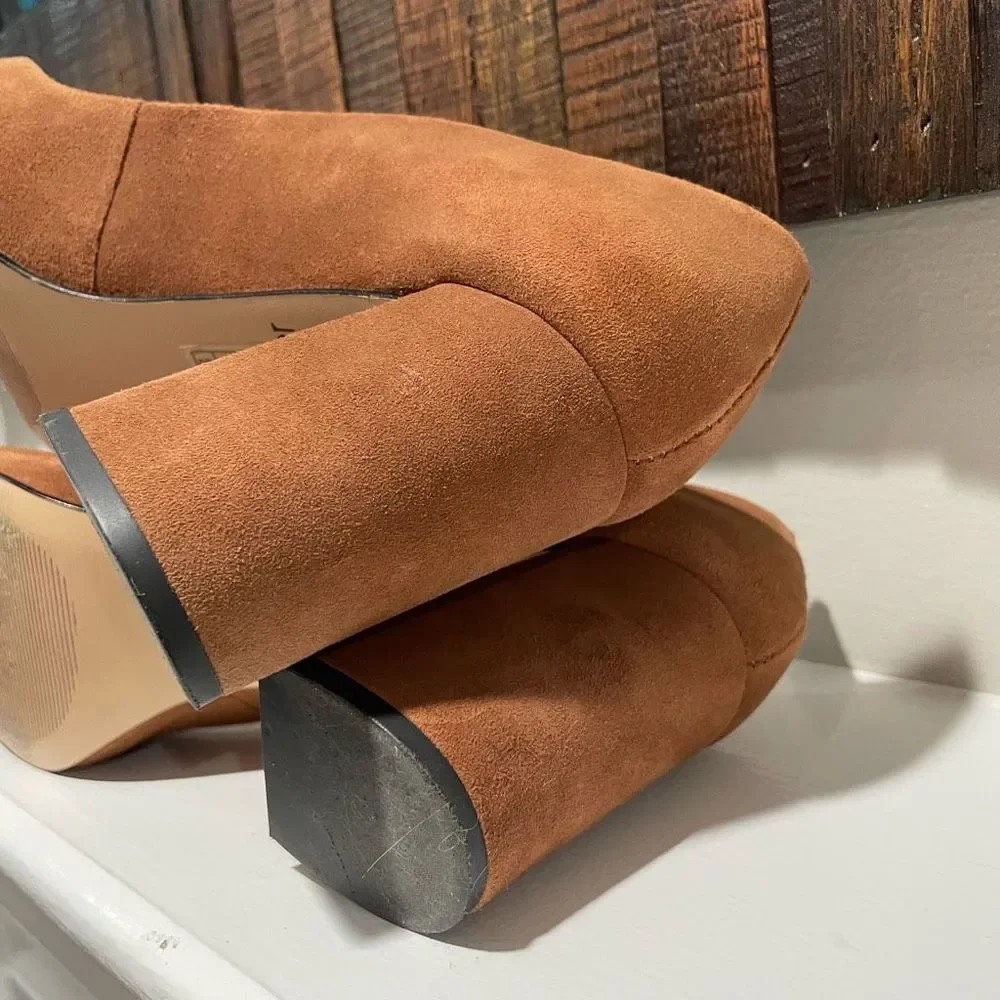 BOTKIER - Tabitha Pumps Heels Brown Suede 9.5 - Picture 11 of 11